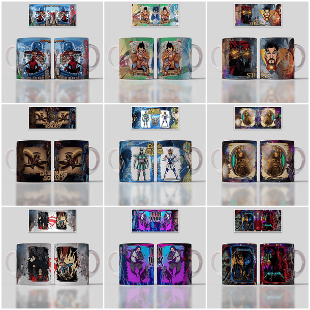 90 Artes para Caneca Filme Desenhos Geek Arquivo em Jpg 1