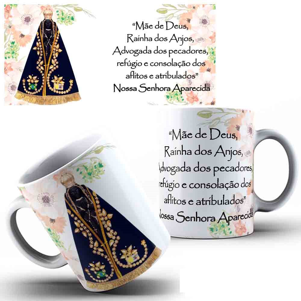 35 Artes para Caneca Santinhos Catolicos com Oração Arquivo Editável 7