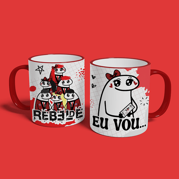 9 Artes para Caneca e Camisa Flork Rebeldes RBD Arquivo em Jpg  7