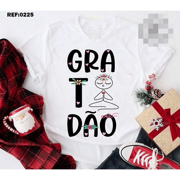 10 Artes para Camisa Gratidão Arquivo Editável  8