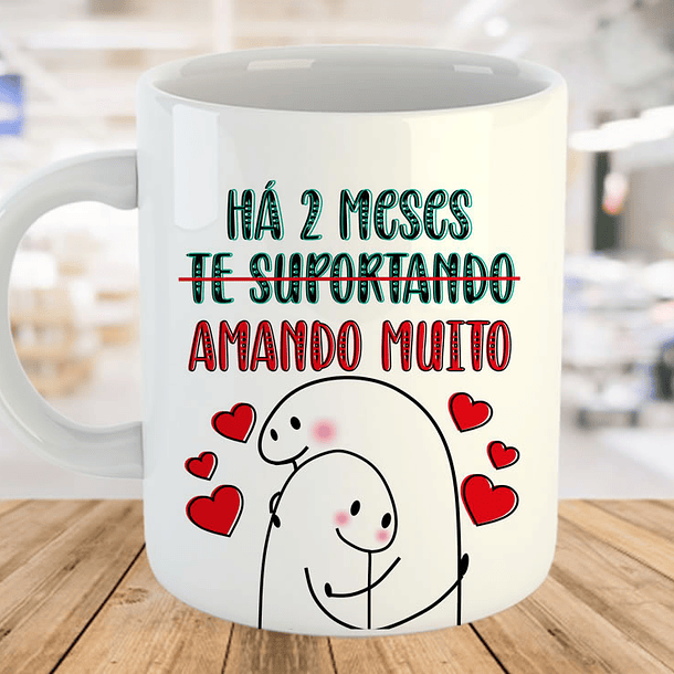 12 Artes para Caneca Flork Meses de Namoro Arquivo em Jpg 2