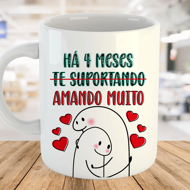 12 Artes para Caneca Flork Meses de Namoro Arquivo em Jpg 4