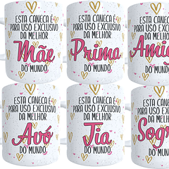 15 Artes para Caneca Família Arquivo em Jpg