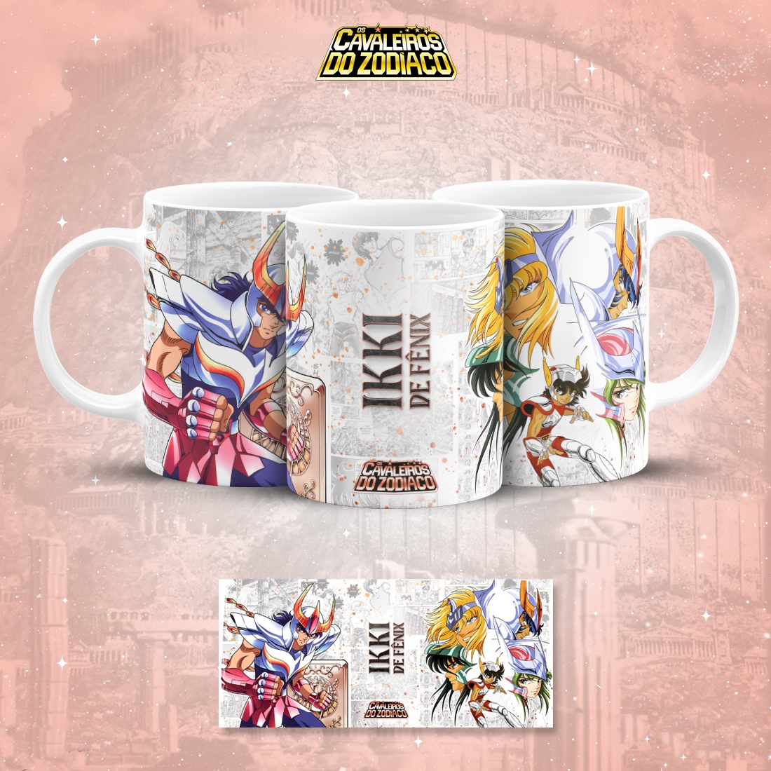 18 Artes para Caneca Cavaleiros do Zodiaco Arquivo em Jpg 10