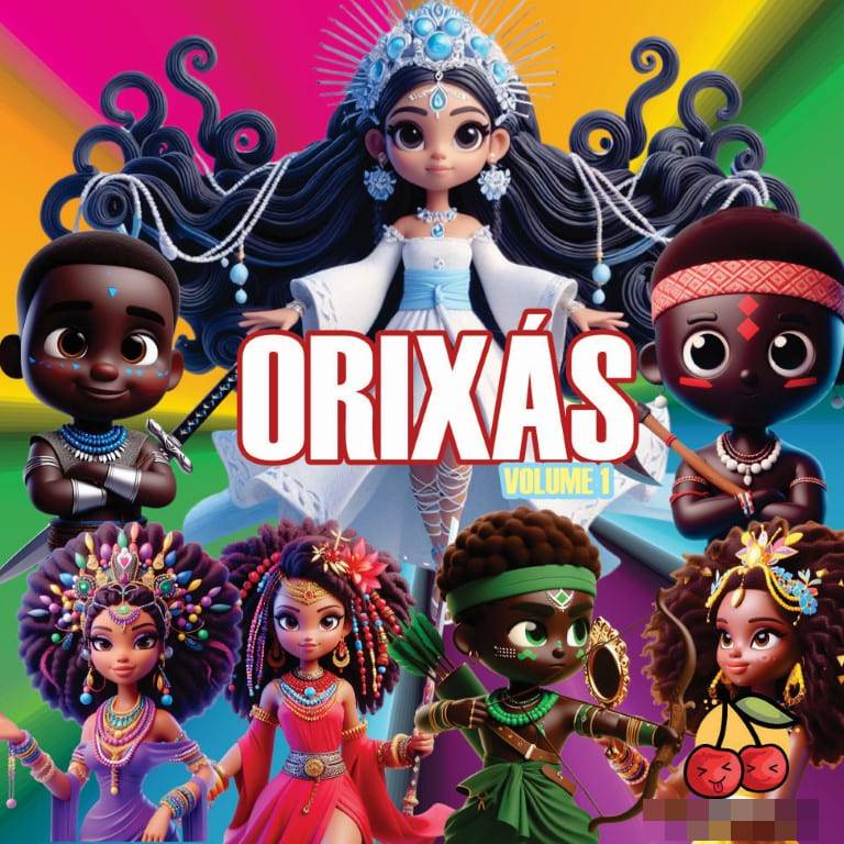 Kit Digital Mascotinhos Orixás Afro Axé em Png 1