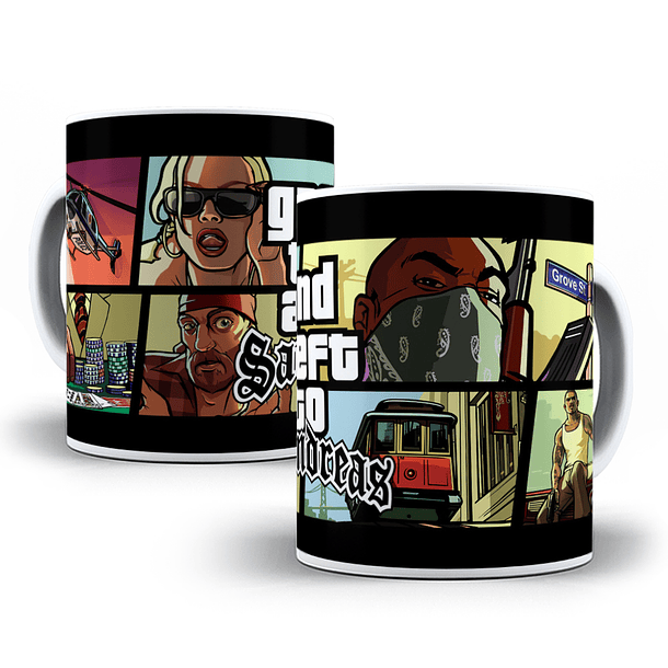 15 Artes para Caneca Gta Gamer Arquivo em Jpg  7