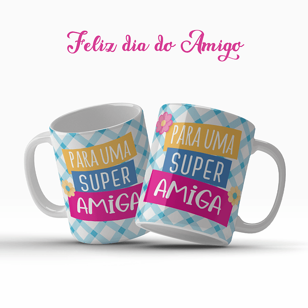 25 Artes para Caneca Dia do Amigo Arquivo Editável  14