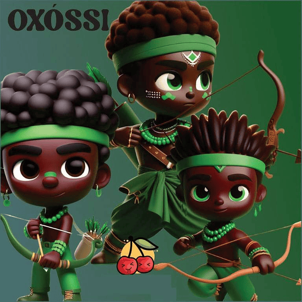 Kit Digital Mascotinhos Orixás Afro Axé em Png 7