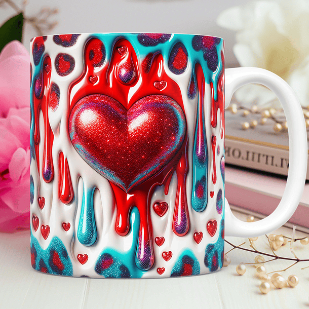 30 Artes para Caneca Dia dos Namorados 3D Arquivos Png 7