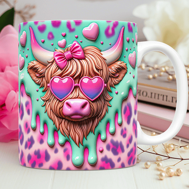 40 Artes para Caneca Dia dos Namorados 3D Vaquinha Love Arquivos Png 8