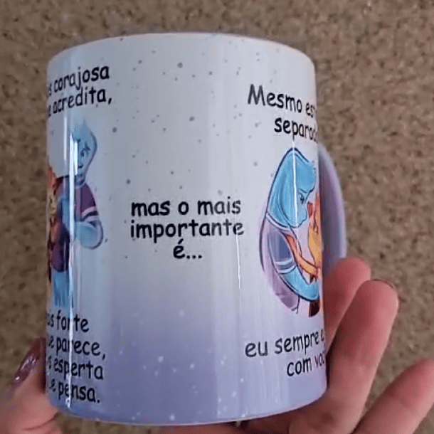 4 Artes Caneca Se Houver o amanhã em que não estejamos juntos - Filme Elementos Arquivo Editável 4