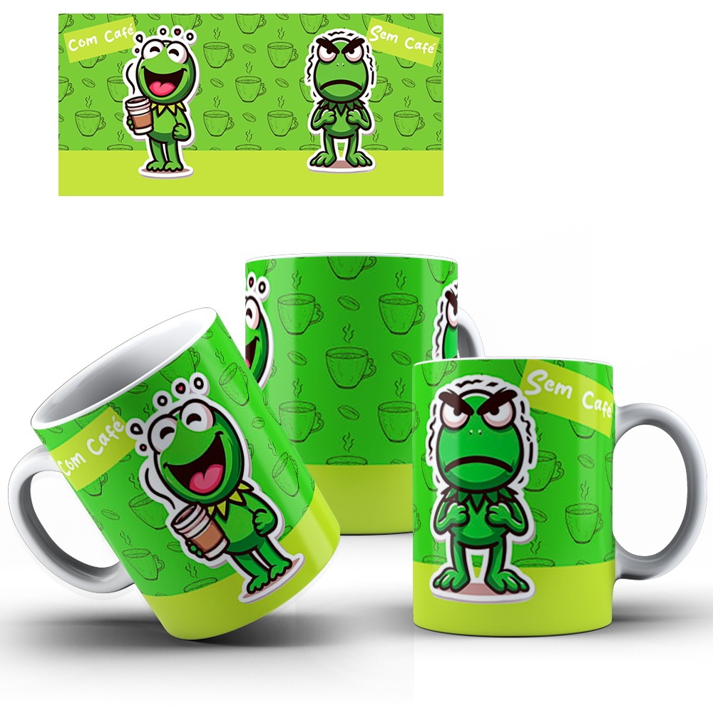15 Artes para Caneca Com Café e Sem Café Arquivos em Jpg  3