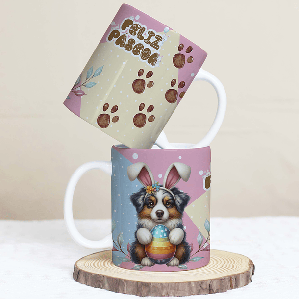 30 Artes para Caneca Páscoa Pets Arquivos em Jpg  3