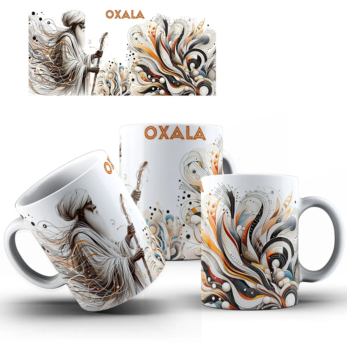 Arte Canecas Orixas