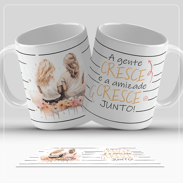 12 Artes para Caneca Amigas Arquivos em Jpg 2