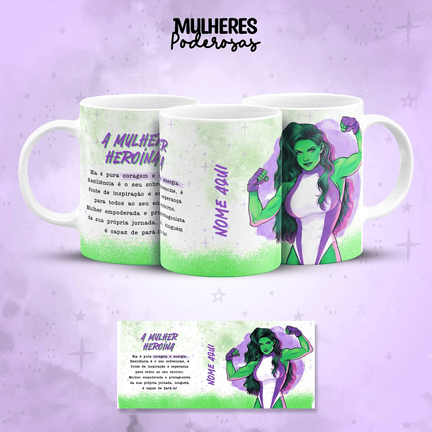 17 Artes para Caneca Mulheres Poderosas Personagens Arquivos em Jpg 13