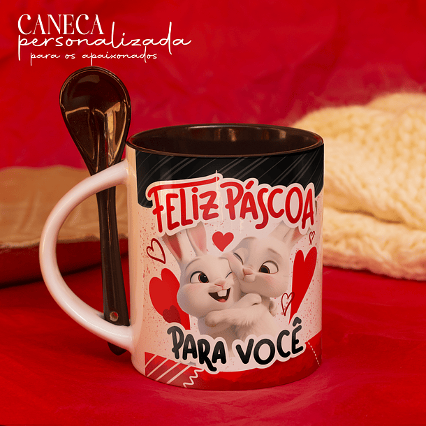 20 Arte para Caneca Páscoa Encantada Arquivo em Png 4