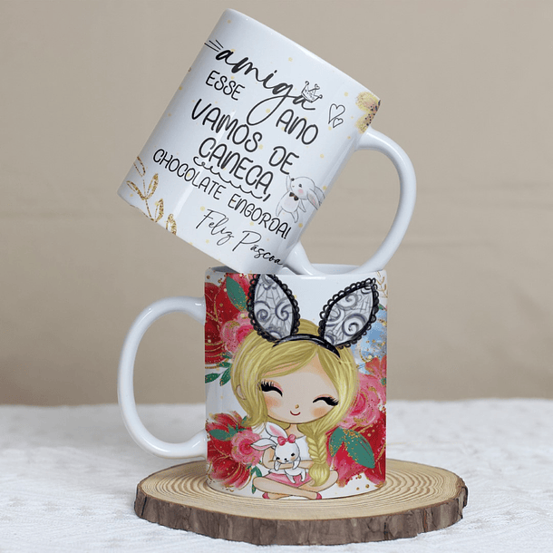 11 Arte para Caneca Amigas e Herois Arquivo em Editável 4