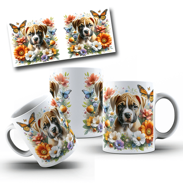 20 Arte para Caneca Animais Pets Arquivo em Jpg 1