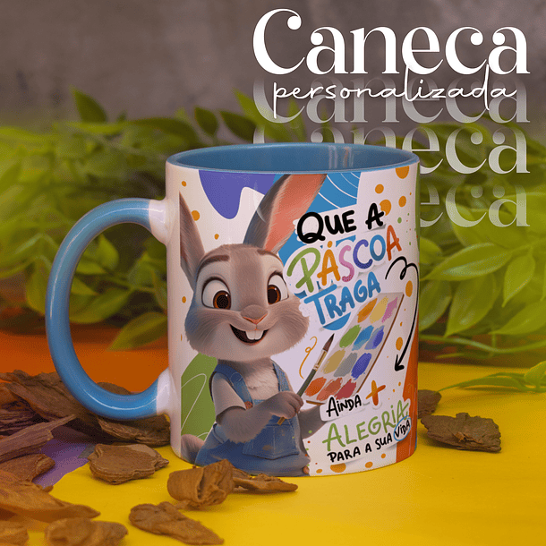 20 Arte para Caneca Páscoa Encantada Arquivo em Png 5