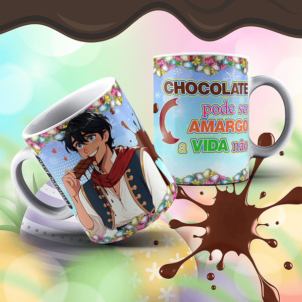 12 Arte para Caneca Páscoa Real dos Principes Arquivo Editável  4