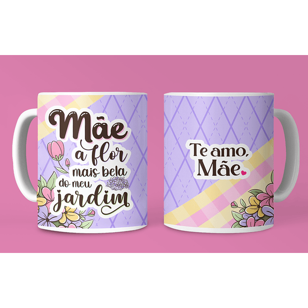 7 Artes para Caneca Dia das Mães Arquivo em Jpg 3