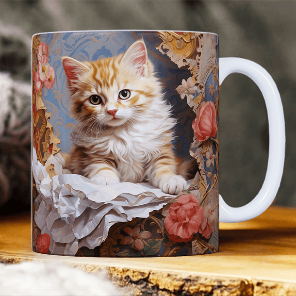 30 Artes para Caneca Animais 3d Arquivo em Jpg 13