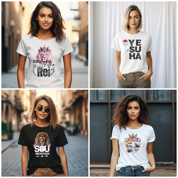 50 Arte para Camisa Frases Cristã Arquivo Editável  9