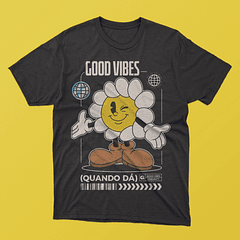 11 Arte para Camisa Frases Flores Flower Vibes Arquivo em Png