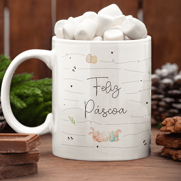 11 Arte para Caneca Páscoa Delicada Arquivo Editável 7