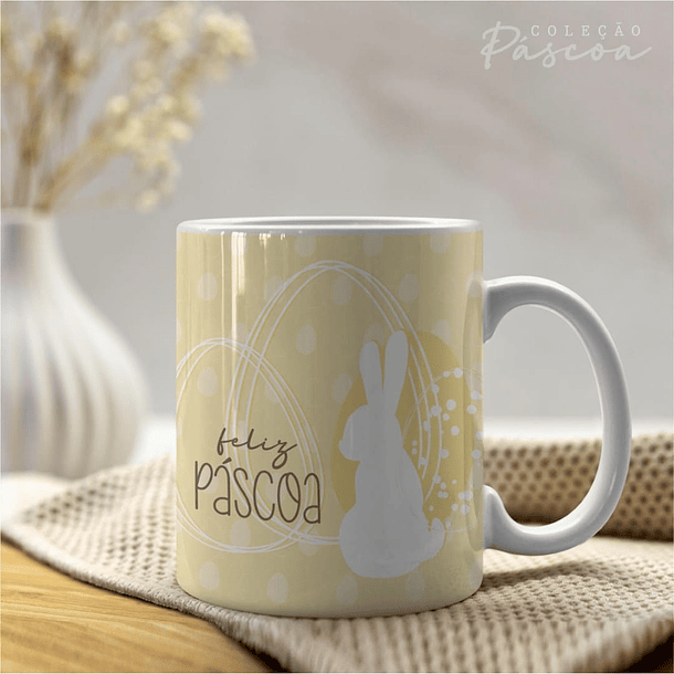 20 Arte para Caneca Páscoa Arquivo Editável 16