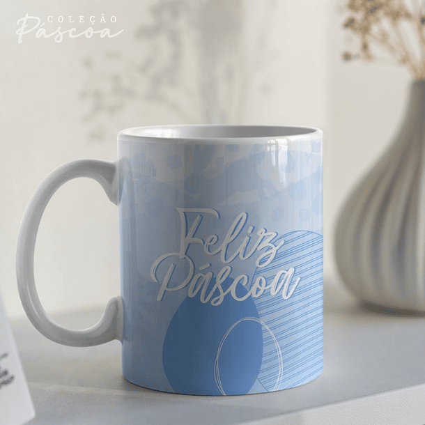 20 Arte para Caneca Páscoa Arquivo Editável 20