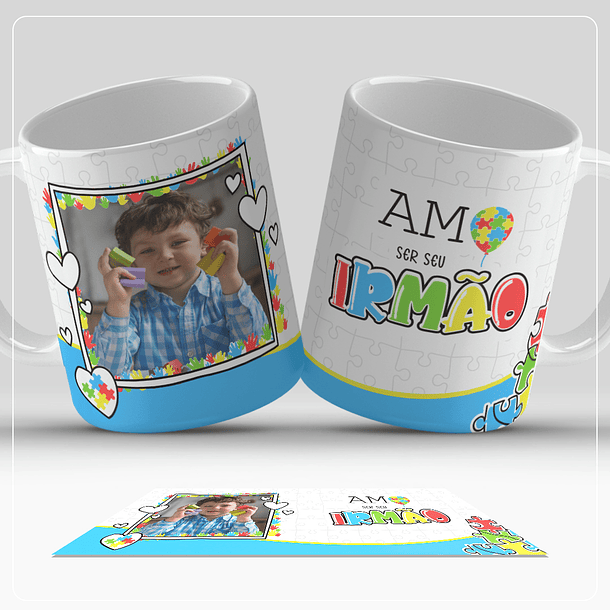 14 Artes Caneca Autismo Arquivo em Jpg 10