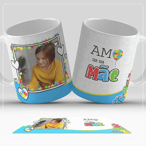 14 Artes Caneca Autismo Arquivo em Jpg 11