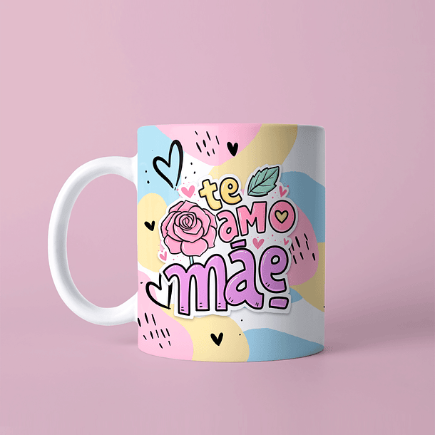 20 Arte Caneca Dia da Mães Arquivo em Jpg 14