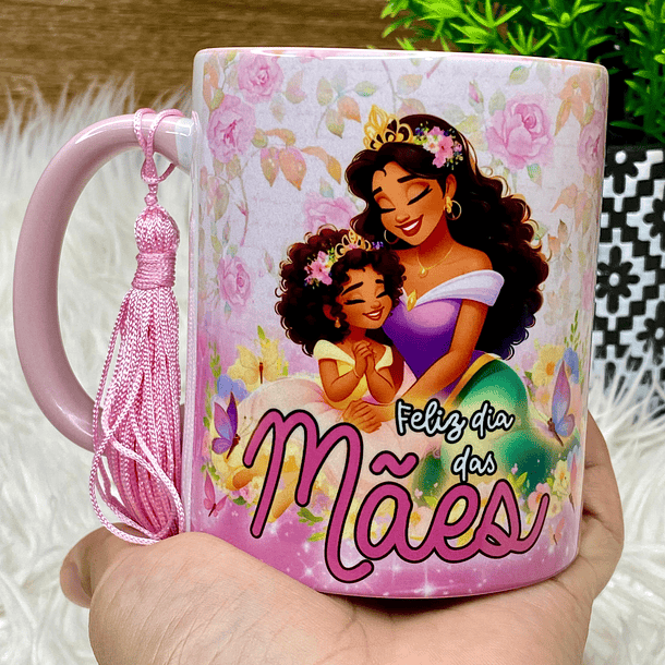 12 Artes Caneca Dia das Mães Princesas da Disney Arquivos em Jpg 10