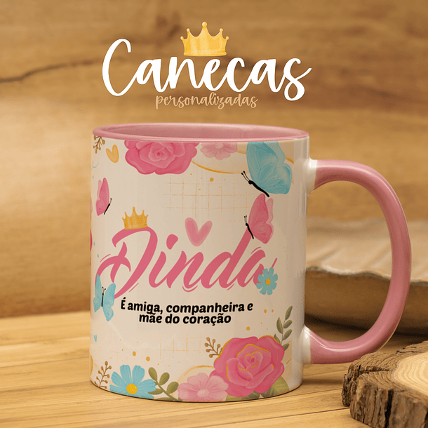 20 Artes para Caneca Floral Dia das Mães Arquivo em Jpg 4