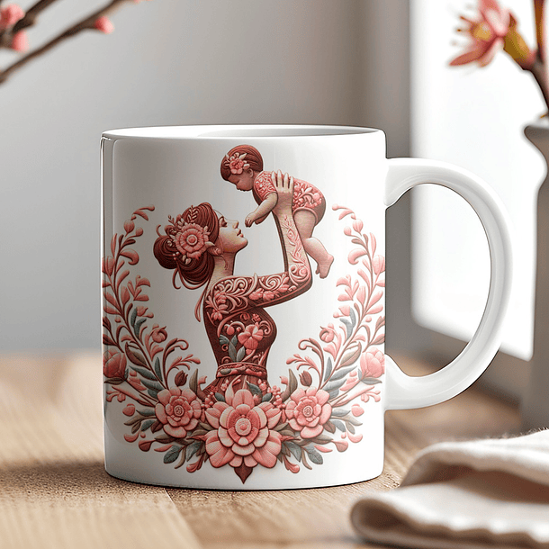 10 Artes Caneca Dia das Mães 3D Arquivo em Jpg 9