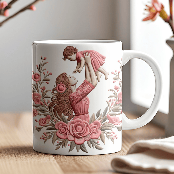 10 Artes Caneca Dia das Mães 3D Arquivo em Jpg 10