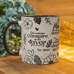 Arte Caneca Frases Bençãos para Mãe Arquivo em Jpg