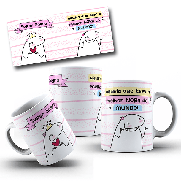 Arte para Caneca Flork Super Sogra  Arquivo em Jpg 2