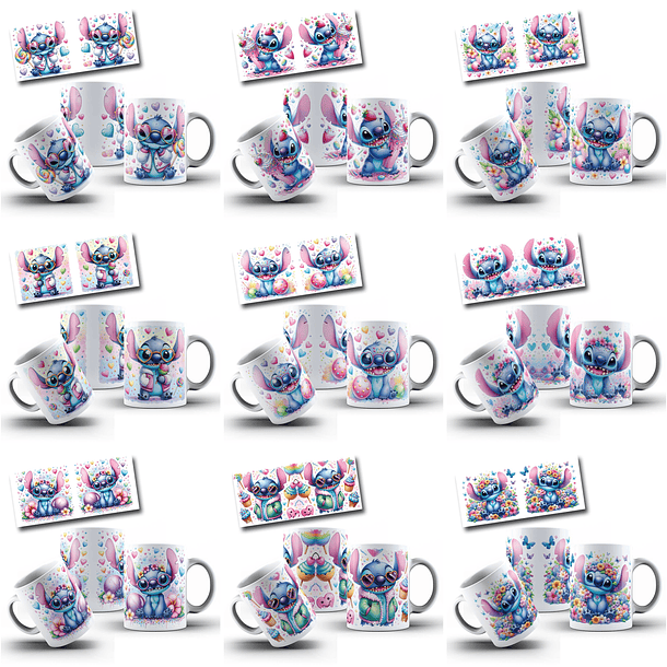 40 Artes para Caneca Stitch Arquivos em Jpg 2