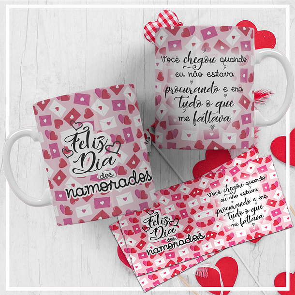 20 Artes para Caneca Dia dos Namorados Arquivos Editáveis + Jpg 8