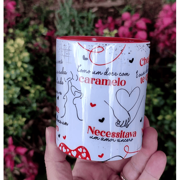 Arte Caneca Quem diria que você viria sem dizer que vinha, porque nunca é tarde Arquivo Editável 3