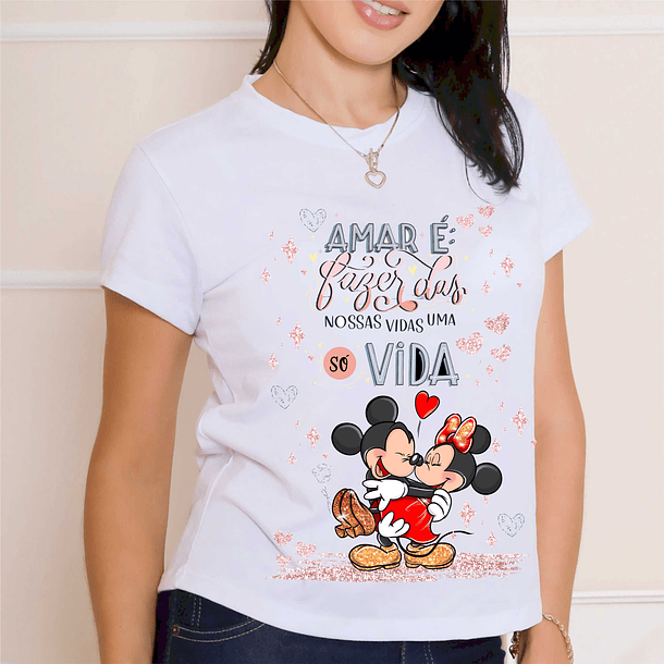 6 Artes Caneca e Camisa Dia dos Namorados Mickey e Minnie Arquivos Editável  14