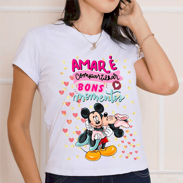 6 Artes Caneca e Camisa Dia dos Namorados Mickey e Minnie Arquivos Editável  15