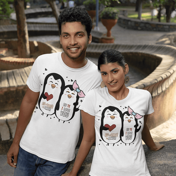 19 Artes Caneca Azulejo e Camisa Dia dos Namorados Pinguins Cute Arquivos Editável 6