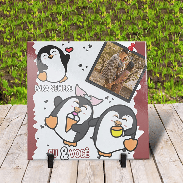 19 Artes Caneca Azulejo e Camisa Dia dos Namorados Pinguins Cute Arquivos Editável 13