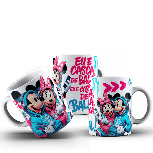 11 Artes para Caneca Mickey e Minnie Dia dos Namorados Arquivo em Jpg 1