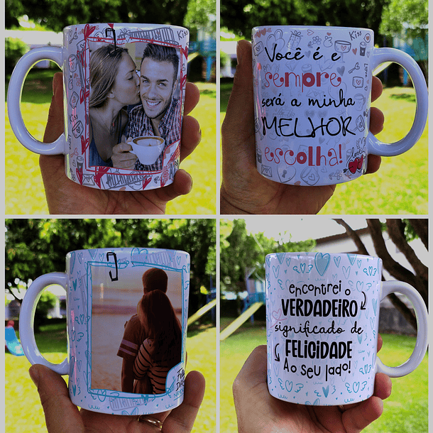 20 Artes para Caneca Dia dos Namorados Mickey e Minnie Arquivo Editável  14